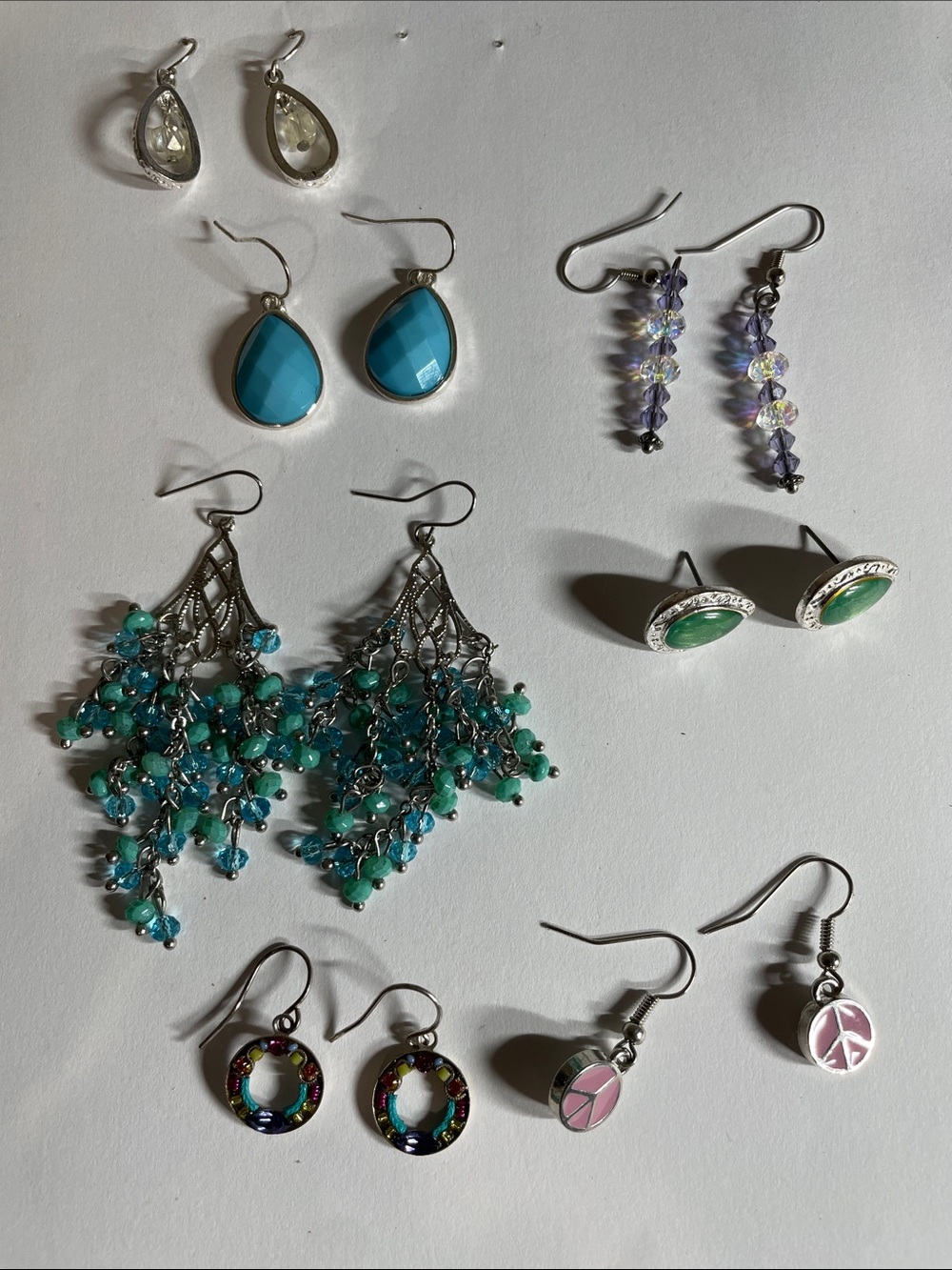Turquoise Cascade Chandelier Earrings - Women's Jewelry